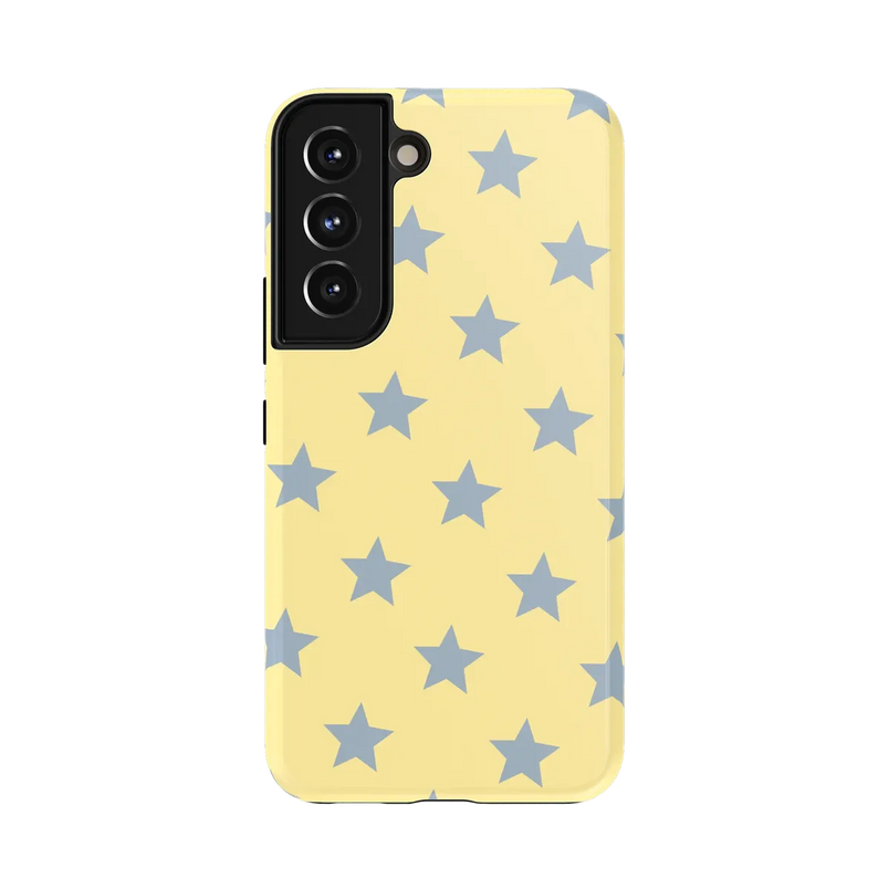 Shine Bright | Butter Yellow Stars Case - Galaxy S22