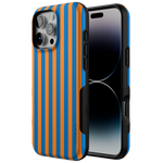 Go New York | Blue & Orange Stripes Case