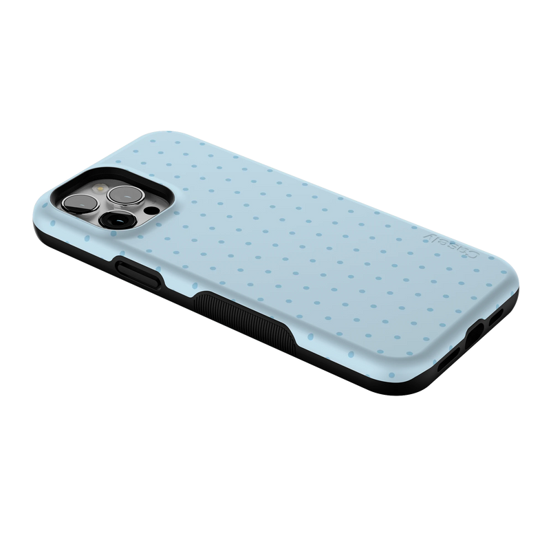 On the Dot | Blue Monochrome Polka Dot Case