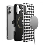 Salem's Hex | Black & White Checkered Case