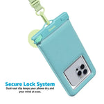 AquaBuddy | Aquamarine Ocean Blue Shimmer Waterproof Phone Pouch AquaBuddy get.casely 