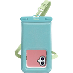 AquaBuddy | Aquamarine Ocean Blue Shimmer Waterproof Phone Pouch AquaBuddy get.casely 