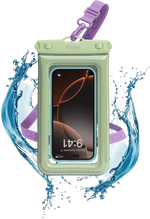 AquaBuddy | Kiwi Kiss Matcha Green Shimmer Waterproof Phone Pouch AquaBuddy get.casely 