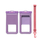 AquaBuddy | Lavender Waves Purple Shimmer Waterproof Phone Pouch AquaBuddy get.casely 