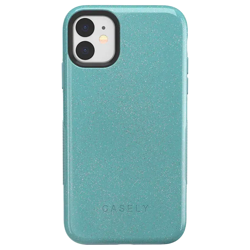Aquamarine | Ocean Blue Shimmer Case iPhone Case get.casely Bold iPhone 11 