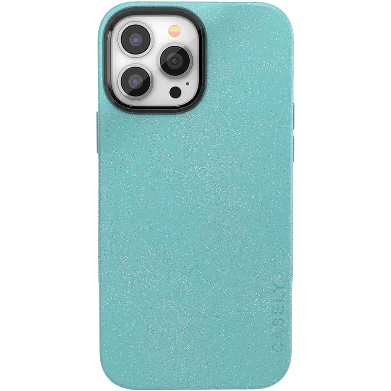 Aquamarine | Ocean Blue Shimmer Case iPhone Case get.casely Bold + MagSafe® iPhone 13 Pro Max 