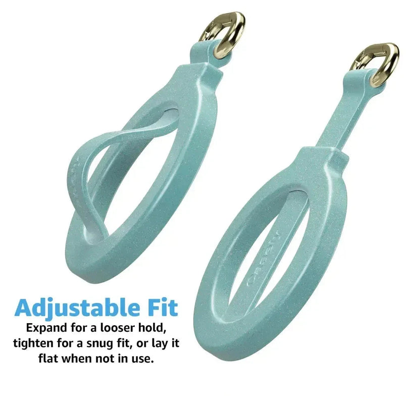 Aquamarine | Ocean Blue Shimmer MagRing+ with Keychain MagRing+ get.casely 