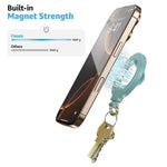 Aquamarine | Ocean Blue Shimmer MagRing+ with Keychain MagRing+ get.casely 