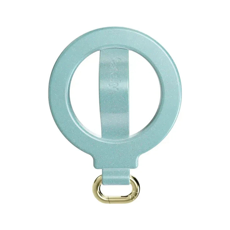 Aquamarine | Ocean Blue Shimmer MagRing+ with Keychain MagRing+ get.casely 