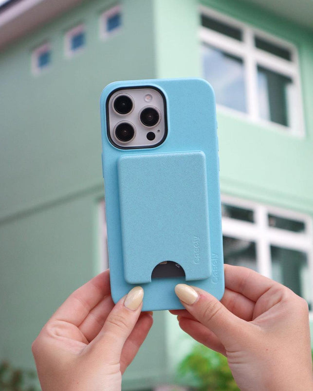 Aquamarine | Ocean Blue Shimmer MagWallet MagWallet get.casely 