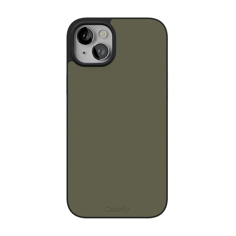 Army Green | The Boyfriend Collection Phone Case get.casely Align + MagSafe® iPhone 15 Plus 
