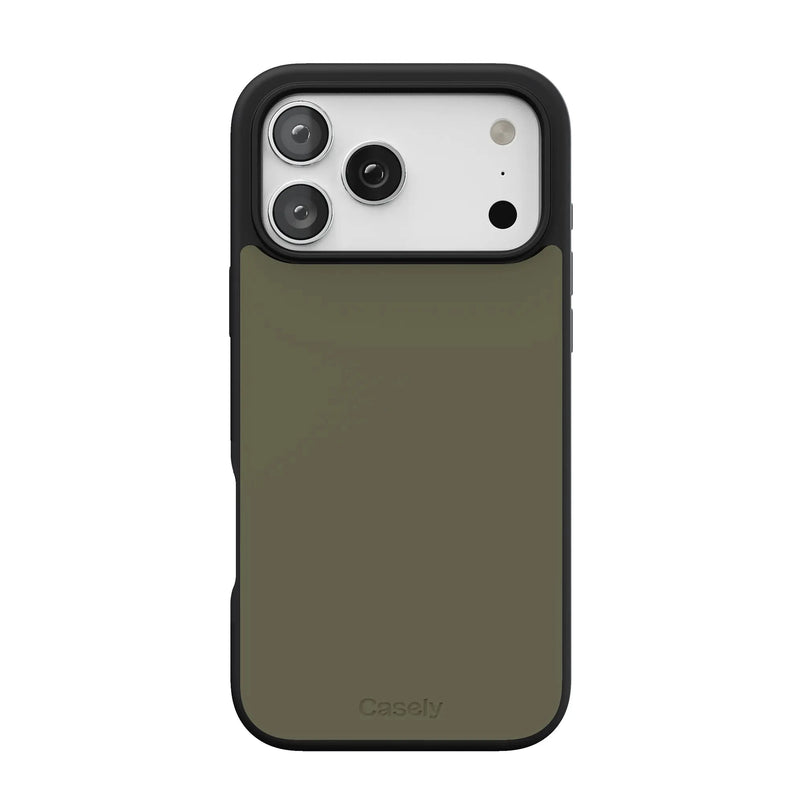 Army Green | The Boyfriend Collection Phone Case get.casely Align + MagSafe® iPhone 17 Pro Max 