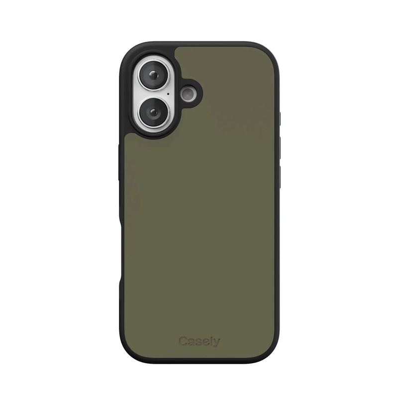 Army Green | The Boyfriend Collection Phone Case get.casely Align + MagSafe® iPhone 17 