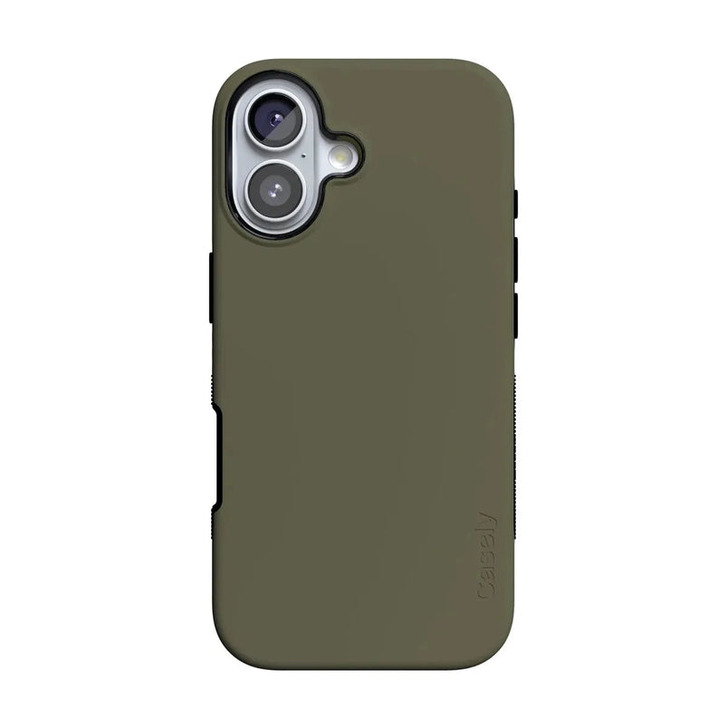 Army Green | The Boyfriend Collection Phone Case get.casely Bold Flex + MagSafe® iPhone 17 