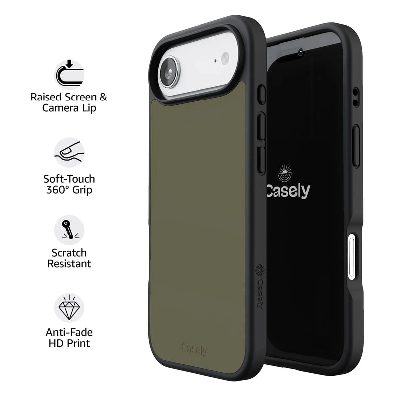 Army Green | The Boyfriend Collection Phone Case get.casely 