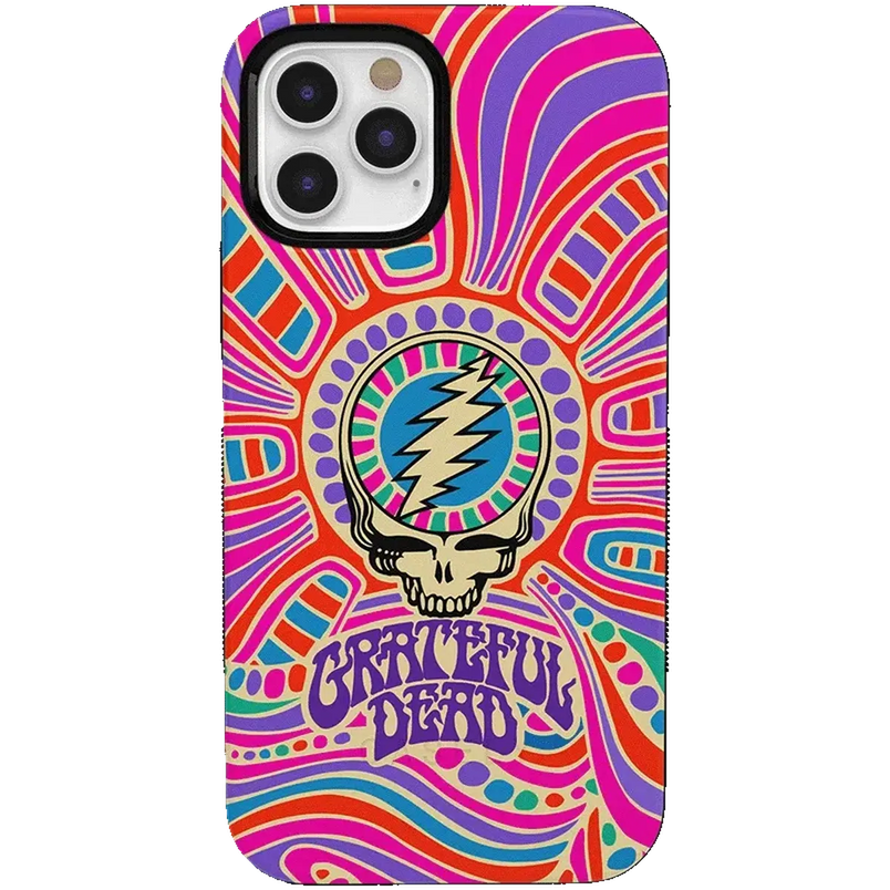 Art of Chaos | Grateful Dead Skull Case iPhone Case get.casely Bold + MagSafe® iPhone 12 Pro Max 