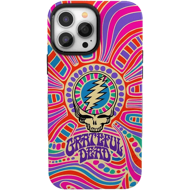 Art of Chaos | Grateful Dead Skull Case iPhone Case get.casely Bold + MagSafe® iPhone 13 Pro Max 