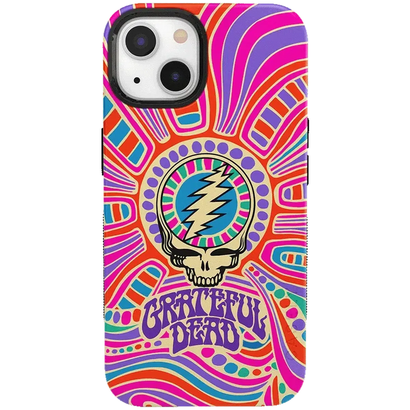 Art of Chaos | Grateful Dead Skull Case iPhone Case get.casely Bold + MagSafe® iPhone 13 