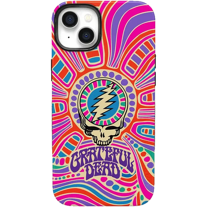 Art of Chaos | Grateful Dead Skull Case iPhone Case get.casely Bold + MagSafe® iPhone 14 Plus 
