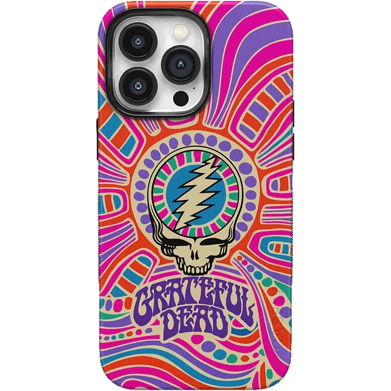 Art of Chaos | Grateful Dead Skull Case iPhone Case get.casely Bold + MagSafe® iPhone 14 Pro Max 