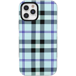 As if! | Light Blue Plaid Case iPhone Case get.casely Bold iPhone 12 Pro 