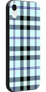 As if! | Light Blue Plaid Case iPhone Case get.casely 