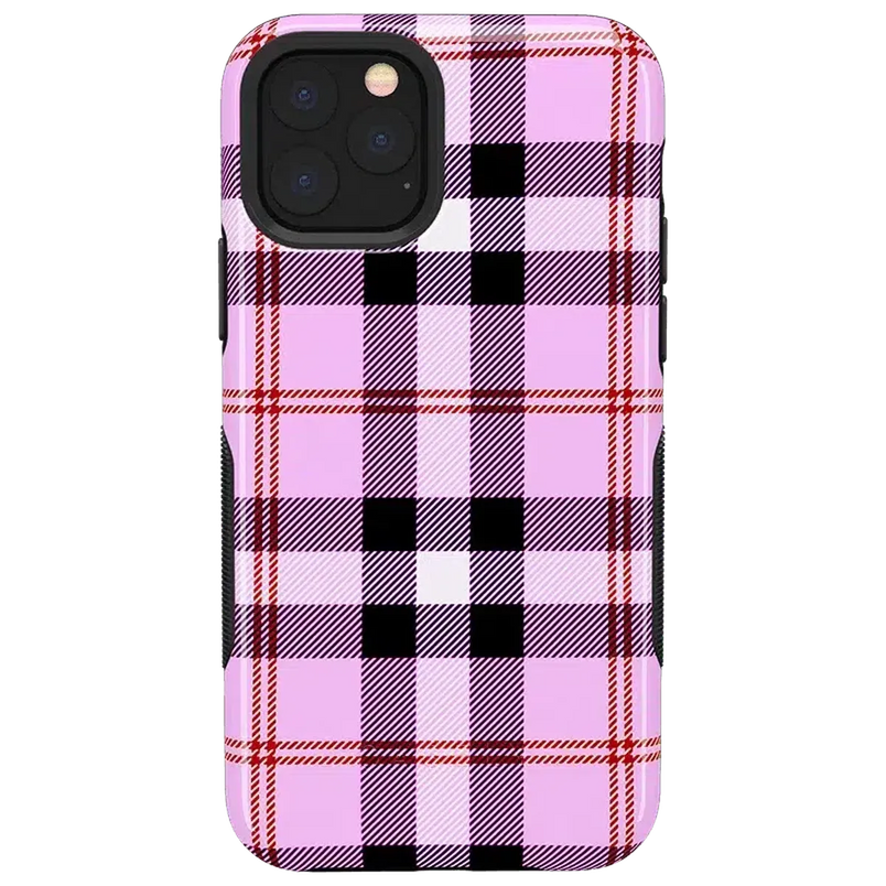As if! | Light Purple Plaid Case iPhone Case get.casely Bold iPhone 11 Pro 
