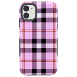 As if! | Light Purple Plaid Case iPhone Case get.casely Bold iPhone 11 