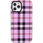 As if! | Light Purple Plaid Case iPhone Case get.casely Bold iPhone 12 Pro Max 
