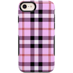 As if! | Light Purple Plaid Case iPhone Case get.casely Bold iPhone 6/7/8 Plus 