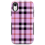 As if! | Light Purple Plaid Case iPhone Case get.casely 