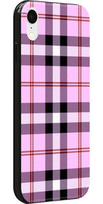 As if! | Light Purple Plaid Case iPhone Case get.casely 