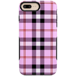 As if! | Light Purple Plaid Case iPhone Case get.casely 