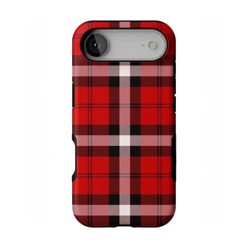 As if! | Red Plaid Case Phone Case get.casely Bold Flex + MagSafe® iPhone 17 Air 