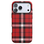 As if! | Red Plaid Case Phone Case get.casely Bold Flex + MagSafe® iPhone 18 Pro Max 