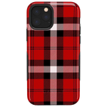 As if! | Red Plaid iPhone Case iPhone Case get.casely 