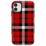 As if! | Red Plaid iPhone Case iPhone Case get.casely Bold iPhone 11