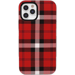 As if! | Red Plaid iPhone Case iPhone Case get.casely Bold iPhone 12 Pro