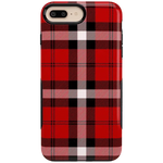 As if! | Red Plaid iPhone Case iPhone Case get.casely Bold iPhone 6/7/8 Plus