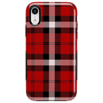 As if! | Red Plaid iPhone Case iPhone Case get.casely 