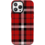 As if! | Red Plaid iPhone Case iPhone Case get.casely Bold + MagSafe® iPhone 13 Pro