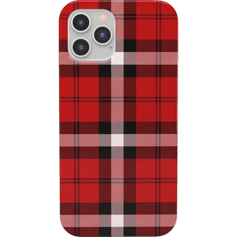 As if! | Red Plaid iPhone Case iPhone Case get.casely Classic iPhone 11 Pro