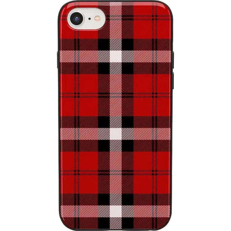 As if! | Red Plaid iPhone Case iPhone Case get.casely Classic iPhone 6/7/8