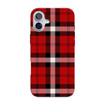 As if! | Red Plaid Case Phone Case get.casely Classic + MagSafe® iPhone 16 
