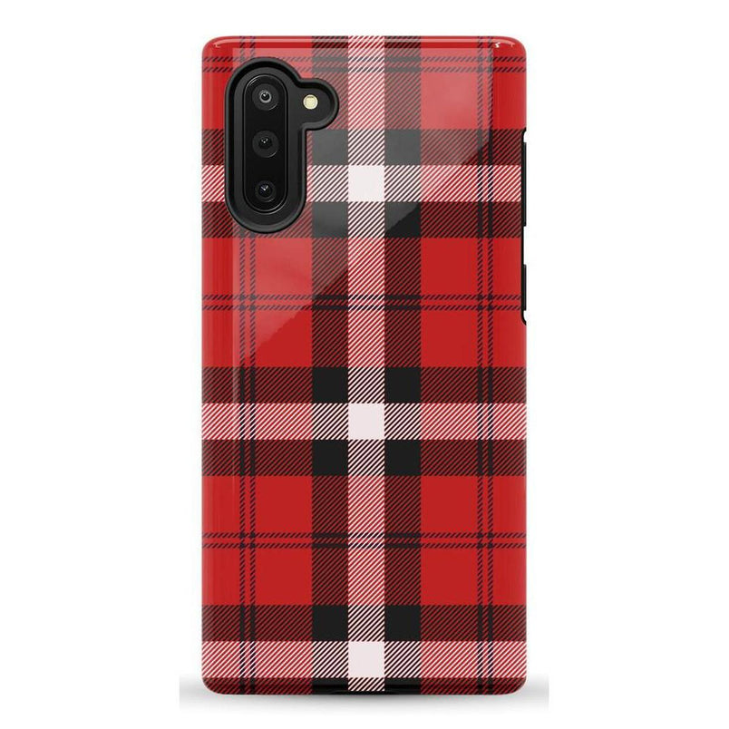 As if! | Red Plaid iPhone Case Phone Case get.casely Essential Galaxy Note 10