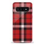 As if! | Red Plaid iPhone Case Phone Case get.casely Essential Galaxy S10