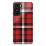 As if! | Red Plaid iPhone Case Phone Case get.casely Essential Galaxy S21