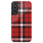 As if! | Red Plaid iPhone Case Phone Case get.casely Essential Galaxy S22 Plus