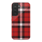 As if! | Red Plaid iPhone Case Phone Case get.casely Essential Galaxy S22