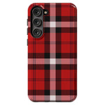 As if! | Red Plaid iPhone Case Phone Case get.casely Essential Galaxy S23 Plus